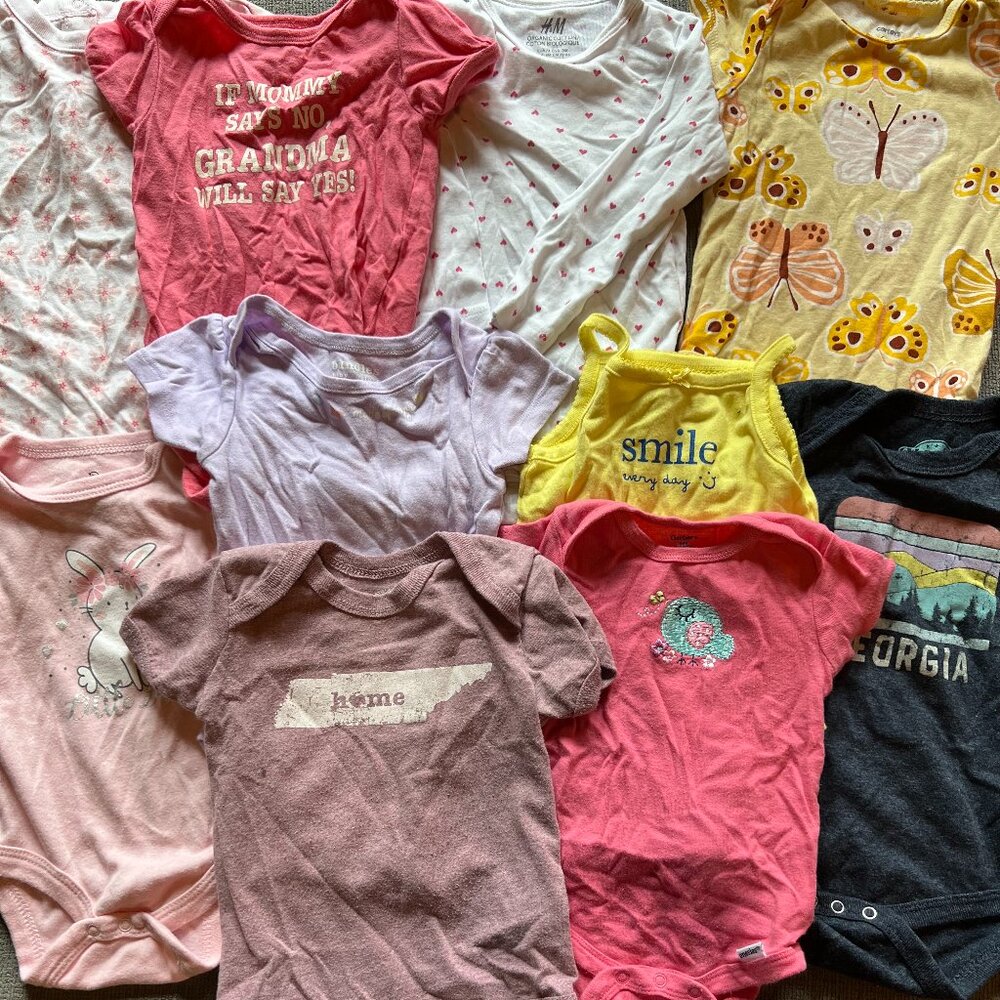 10-Piece Baby Girl Bundle (6-9 Months) - Gently Used